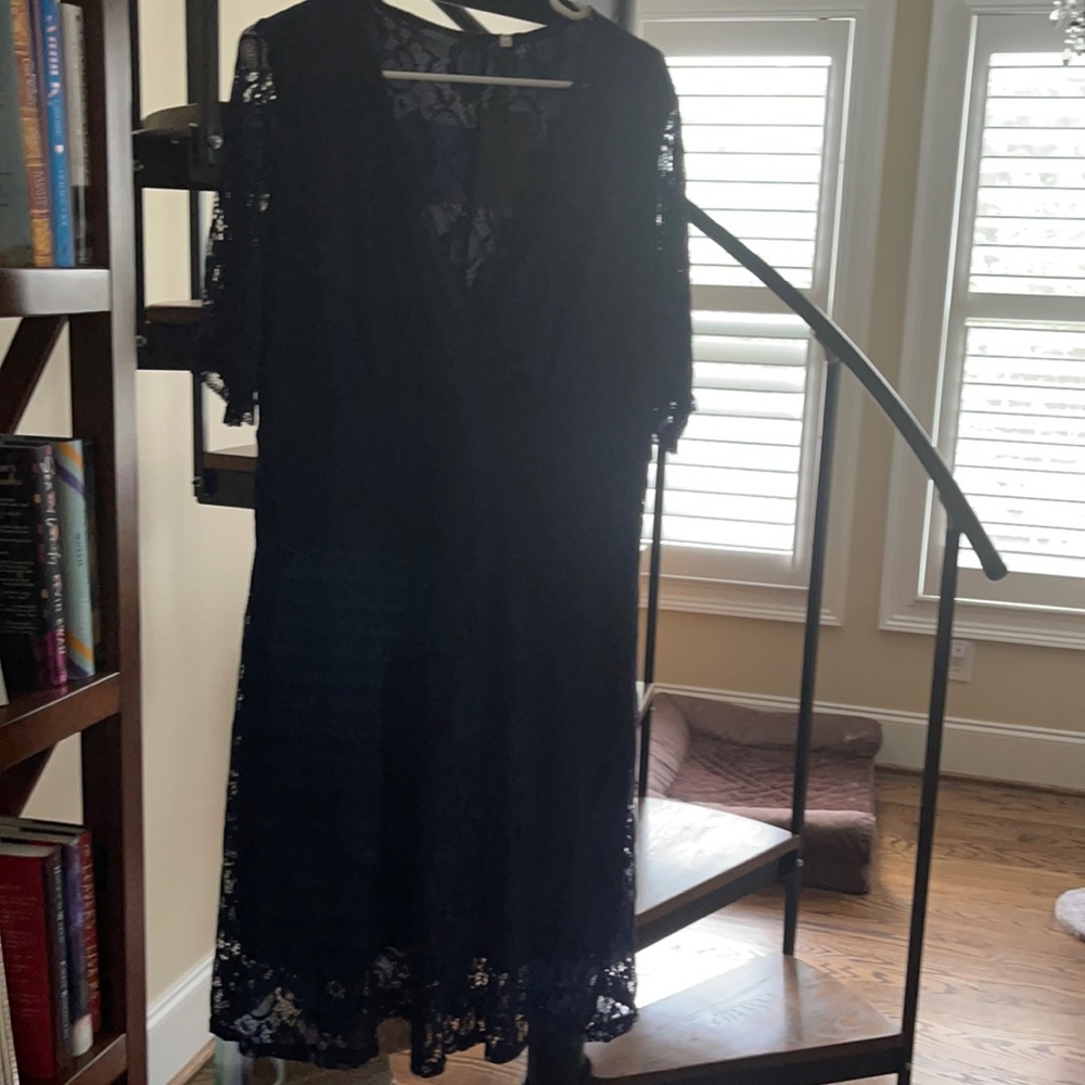 Net women’s navy lace dress 16w